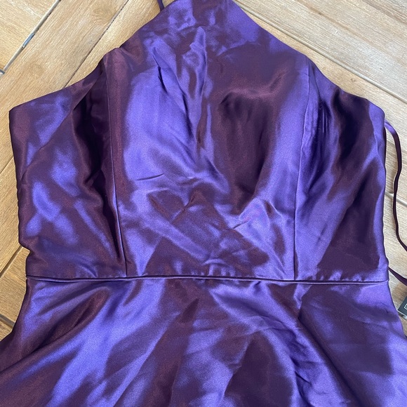 Blondie Nites Women's Short Fit Flare Cocktail Dress Purple Size 7 - Picture 2 of 4